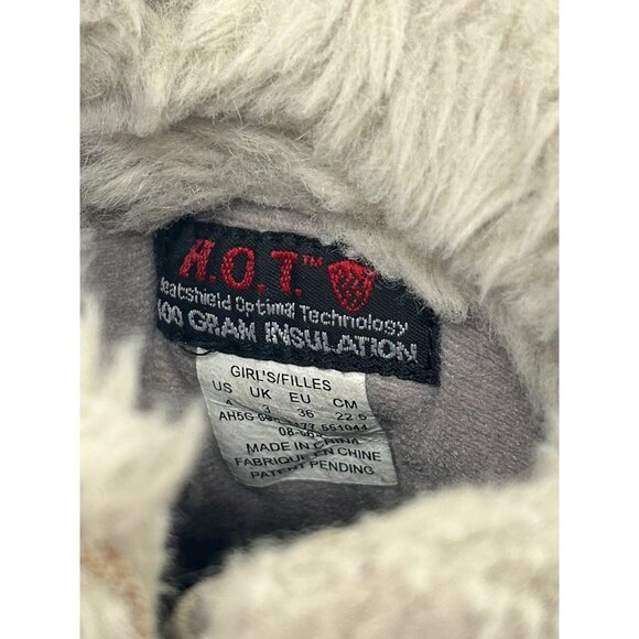 NORTH FACE WINTER BOOTS 400 GRAM Size US 4 Insulation Youth Girls Purple/Black - Picture 14 of 16